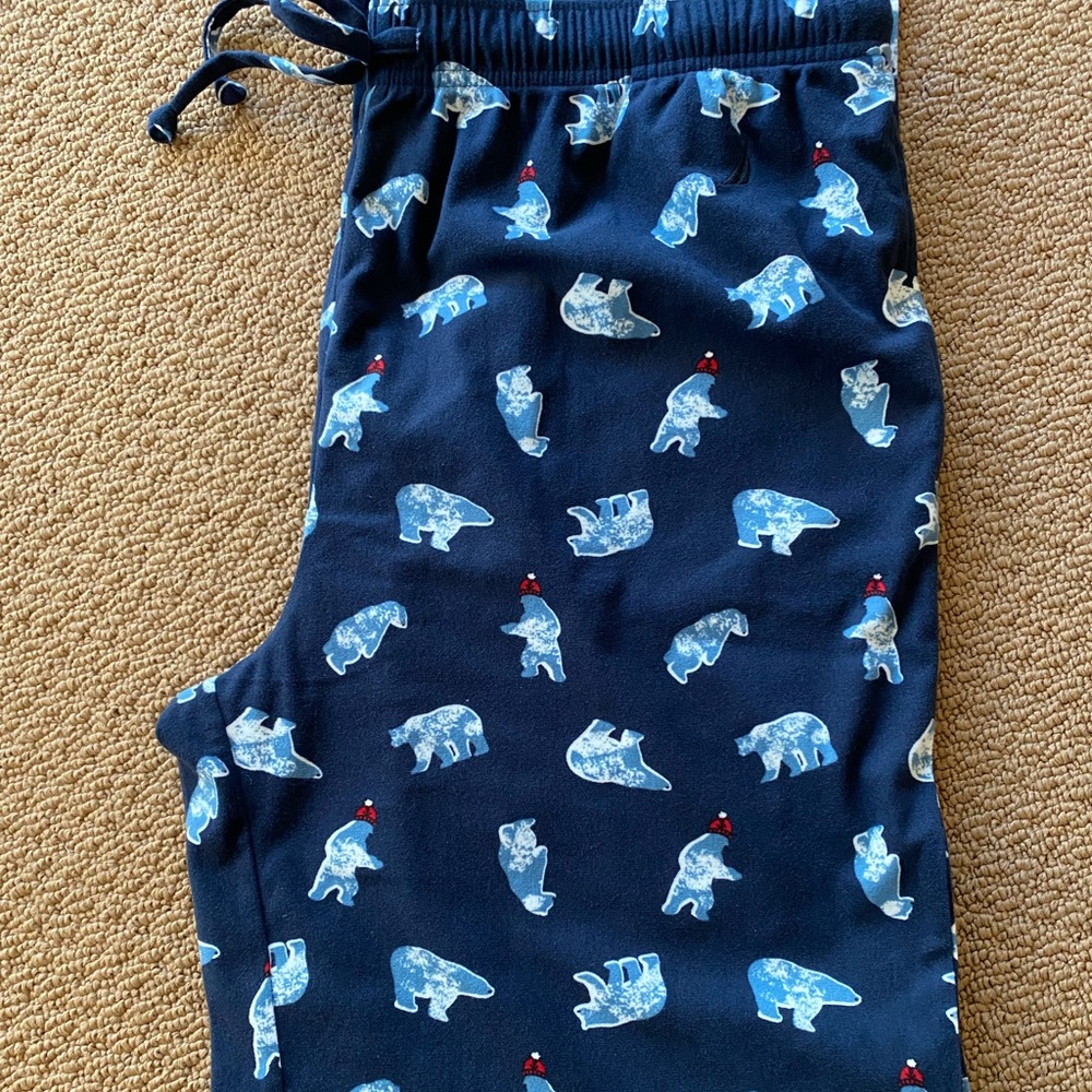 New Men’s large Cosy Fleece Knit Sleep Pants.